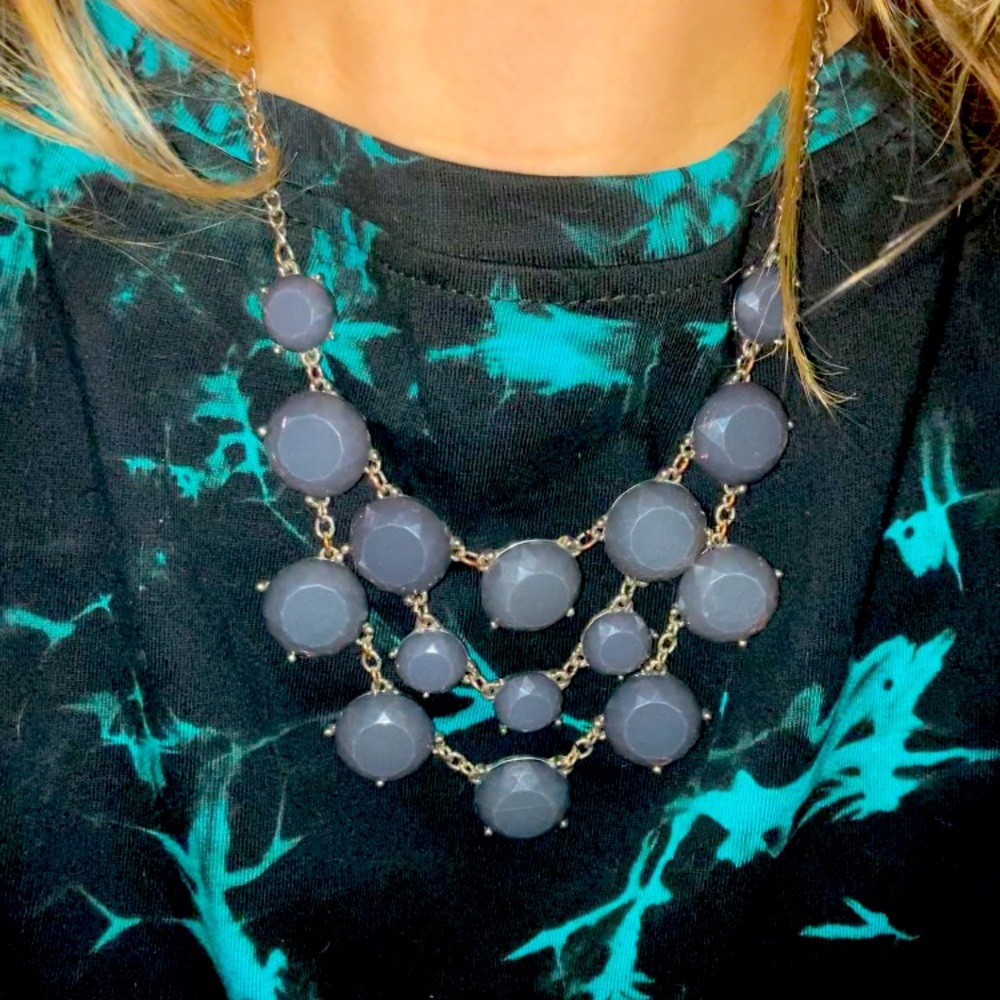 Vintage Light Gray/Blue Necklace